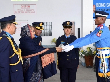 New recruit in Bangladesh Air Force should work dedicate for country: Hasina